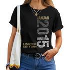 January 2015 Boy Girl 10Th Birthday Limited Edition T-shirt Frauen