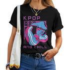 Korean K-Pop And Chill Girl T-shirt Frauen