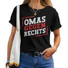 Omas Gegen Rechts Antirassismus T-shirt Frauen