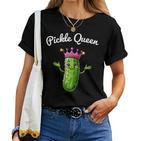 Pickle Queen Cucumber Lovers Cucumber T-shirt Frauen