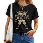 Prosecco Sparkling Wine Champagne Glasses Sparkling Aperitif T-shirt Frauen