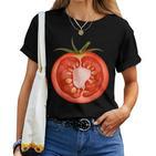 Tomato Food Costume Fancy Dress Costumes Women's T-shirt Frauen