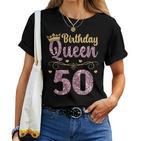 Women's 50Th Queen Birthday 50 Years Fift T-shirt Frauen