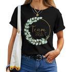 Women's Team Bride Stag Party Eucalyptus T-shirt Frauen