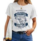 Fisher Couple Partner Woman Best Fang Fishing T-shirt Frauen