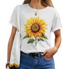 Florist And Sunflower T-shirt Frauen