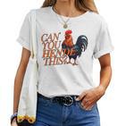 Can You Hendl This Rooster Chicken Giggal Gockel Chicken Farm T-shirt Frauen