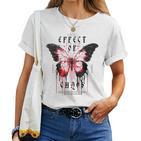 Hip Hop Y2k Hipster Streetwear Moth Butterfly T-shirt Frauen