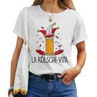 La Kölscheita X Fastelovend Carnival Cologne Beer Costume T-shirt Frauen