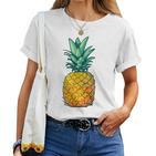 Love Pineapple Women's Pineapple Lovers For Children Girls T-shirt Frauen