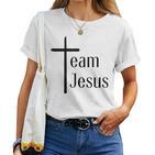 Team Jesus I Jesus Christ Redeemer Christianity T-shirt Frauen