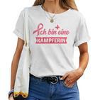 Women's Tumor Ich Bin Eine Kämpfferin Krebs Diegt Chemotherapy S T-shirt Frauen