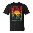 11 Geburtstag Jungenideo Gamer Level 11 Unlocked Jungs T-Shirt