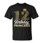 12Th Birthday Girl Princessintage 2011 Cute T-Shirt