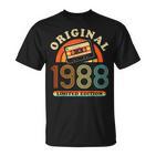 37Th Birthday Original Womenintageintage 1988 T-Shirt