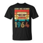 60 Years Old Legend Since December 1964 60Th Birthday T-Shirt