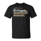 A10 Thunderbolt Warthog Brrrrt Attack Jet  T-Shirt