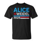 Alice Weidel Fan Item German Chancellor 2025 Alice Weidel Blue T-Shirt