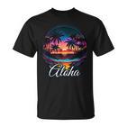 Aloha Hawaii The Hawaiian Island Palm Beach Maui Kauai T-Shirt