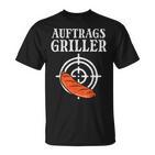 Auftrags Griller Wurst Grill Bbq Grill Master T-Shirt