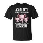 Axolotl Aquaristik Axolotlbreeder T-Shirt