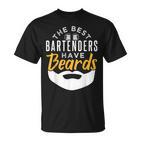 Bartender For Bartenders With Beards T-Shirt