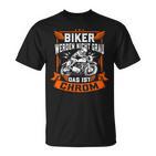 Biker Wird Nicht Grau Das Ist Chrome Ironie Fun T-Shirt