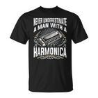 Blues Harp Harmonica T-Shirt