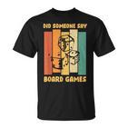 Board Game Evening Toy Figure Board Games T-Shirt