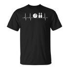 Bowling Pin Heartbeat Sport Bowling Ball T-Shirt