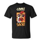 Cool Chicken Hen Cockerel Cool Sock Motif Chicken S T-Shirt