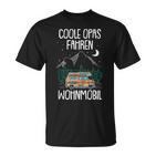 Cool Grandpa Driving Motorhome Grandad Grandad Camping T-Shirt