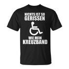 With Cross Band And Cross Band Crack Football Ski Injury T-Shirt