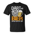 Dart Und Bier Das Gönn Ich Mir Darter Dart Player Jersey T-Shirt