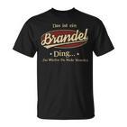 Das Ist Ein Brandel Ding Das Würdest Du Nicht Verstehen Brandel Name T-Shirt