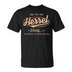 Das Ist Ein Herrel Ding Das Würdest Du Nicht Verstehen Herrel Name T-Shirt