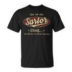 Das Ist Ein Sartor Ding Das Würdest Du Nicht Verstehen Sartor Name T-Shirt