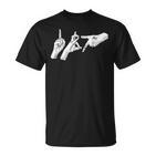 Deutschrap Hip Hop 187 Hand Sign Gesture T-Shirt