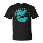 Diver Aquaholic Diving  T-Shirt