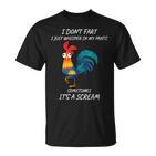 I Don't Fart I Just Whisper In My Pants Chicken  T-Shirt