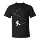 Drawn Simple Snowboard Girl T-Shirt