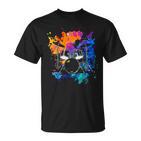 Drum Set Colourful Instrument Band Drums Music Musician T-Shirt