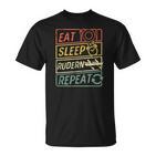 Eat Sleep Rowing Repeat Rowing  T-Shirt