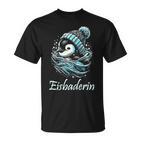 Eisbaderin Winter Swimming Penguin Women's Ice Bathing T-Shirt