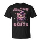 Eule Juhuuu Ich Bin In Rente Nachtteule Im Ruhestand T-Shirt