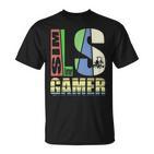 Farm Pc Simulator Tractor Driver Farmers S T-Shirt