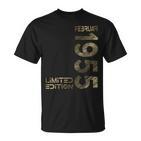 February 1955 Man Woman 70Th Birthday Limited Edition T-Shirt