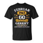 February 1965 60Th Birthday Man Woman T-Shirt