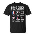 France Dinge In Meiner Freizeit Heimat T-Shirt