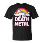 Death Metal Rainbow Unicorn T-Shirt